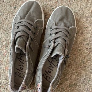 Olive Green Blowfish Slip-on Sneakers Size 8